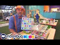Blippi Visits Whiz Kids Playland Blippi Moonbug Literacy