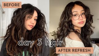 How To Refresh Wavy Hair