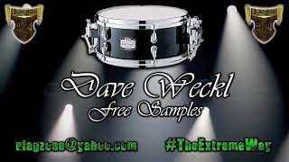 Video thumbnail for DAVE WECKL SNARE FREE SAMPLES by Ulag Zone