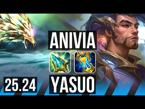 ANIVIA vs YASUO (MID) | KR Challenger | 25.24