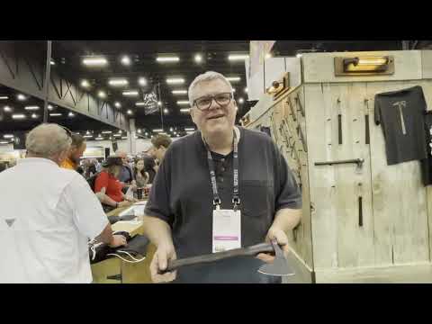 The booth of RMJ Tactical/ATC at Blade Show 2023 Presented by Ryan M. Johnson