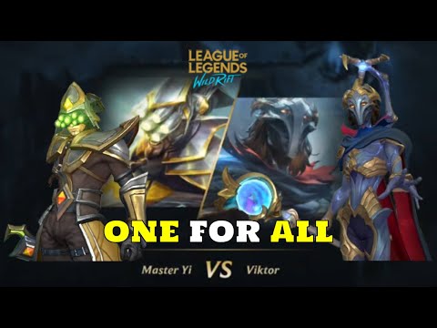 Is Master Yi Too Strong for Viktor in One for All? (Full Match)