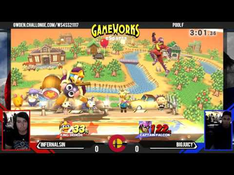 InfernalSin (King Dedede) Vs. BigJuicy (Falcon) - Pool F
