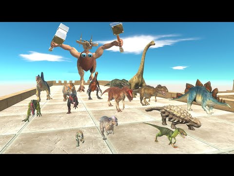 ESCAPE FROM MONSTER HAMMER AND BALLISTA - Animal Revolt Battle Simulator