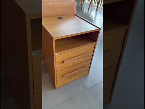 MESA DE CABECEIRA BARCELONA C/ USB - video