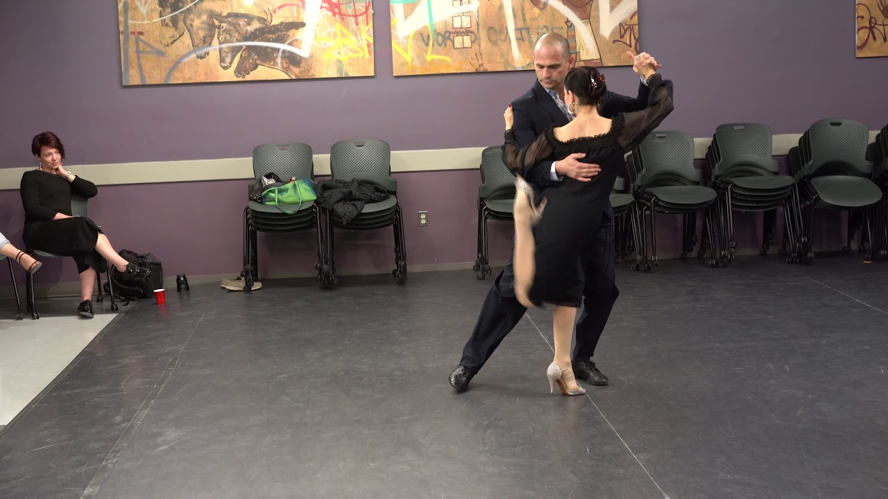 Guillermina Quiroga & Mariano Logiudice dancing tango "Siete palabras" (C. di Sarli)