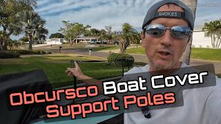 Obcursco Boat Cover Support Poles Review — Heavy Duty & Windproof Test