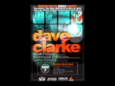 Advert for Dave Clarke @ The Forum, Waterford, Dec 21 2012