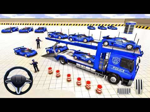 Police Super Bike Transport Truck - US Police Car Transport Truck - Android Gameplay