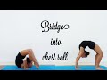 Bridge into chest roll tutorial