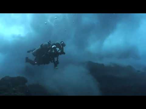 Diver taken in an undertow