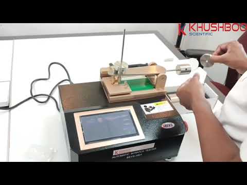 BEVS: CE Certified Automatic Scratch Tester