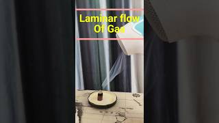 Turbulent Flow vs Laminar Flow of Gas #laminarflow #turbulentflow #scienceexperiment #scienceandfun
