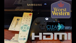 Hotel TV - How to Use HDMI - Best Western - Samsung - Clean Remote