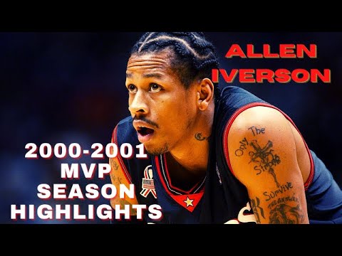 Allen Iverson's 2000-2001 MVP Season Highlights