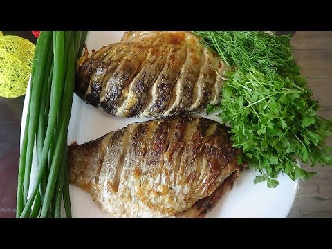 Карась запеченный в духовке