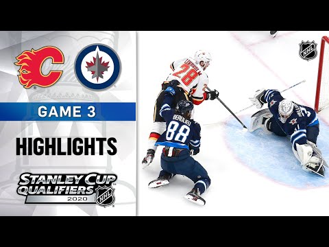 NHL Highlights | Flames @ Jets, GM3 - Aug. 4, 2020
