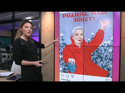Soviet WWII propaganda revised to hail detained Belarus opposition figure Maria Kolesnikova