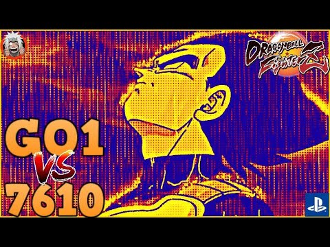 DBFZ GO1 vs 7610 (Vegeta, A21, GokuGT) vs (Hit, GokuGT, GokuUI)