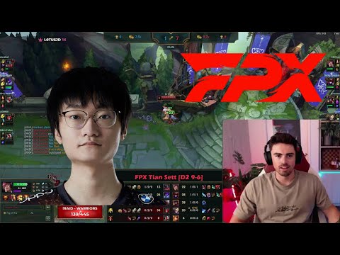 Midbeast Reacts to FPX Tian Crazy Alcove Escape and All Chat BM!!