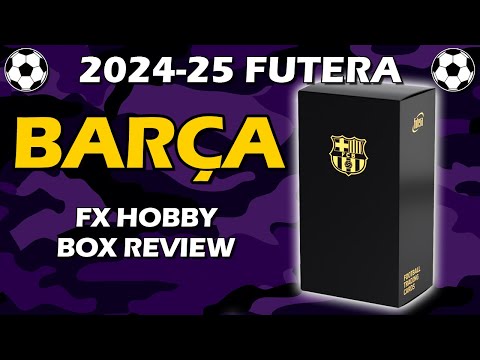 AMAZING SET!! 2024-25 Futera FX Barcelona Hobby Box Soccer Review