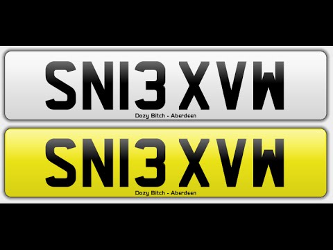 SN13XVW - Dozy Bitch - Queens Road Aberdeen