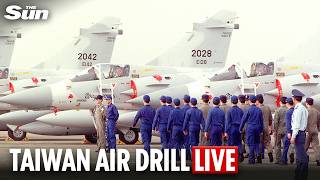 LIVE: Taiwan launch air raid exercises in annual military drills