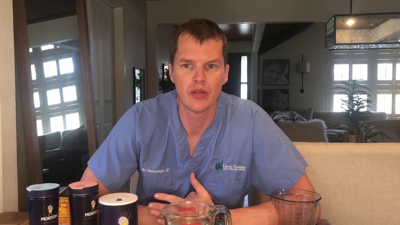How to Make a Nasal Saline Solution