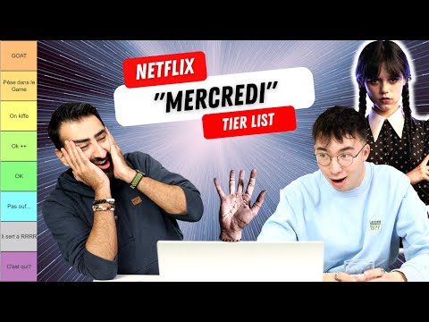 TIER LIST #01 | Série Netflix "Mercredi"