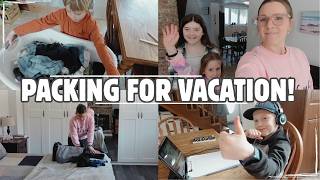 GETTING READY FOR FAMILY VACATION! | Packing & Prepping Vlog