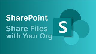 Microsoft SharePoint | How to Share a File with Everyone in Your Organisation