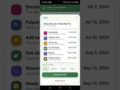 Rabbit Breeding Calculator video thumbnail
