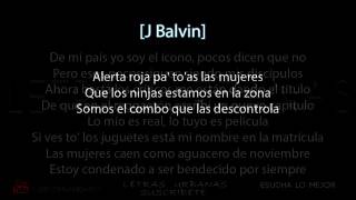 LETRA LYRIC Alerta Roja  Daddy Yankee,Nicky Jam,J Balvin,Arcangel,Cosculluela Y Varios Artistas