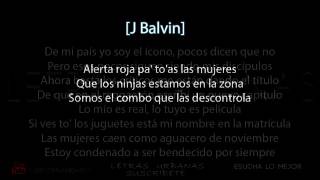 LETRA LYRIC Alerta Roja  Daddy Yankee,Nicky Jam,J Balvin,Arcangel,Cosculluela Y Varios Artistas