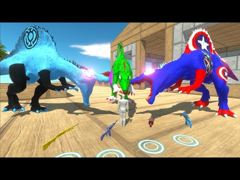 FPS AVATAR CHAMPIONSHIP RACE vs DINOSAURS & ANIMALS - Animal Revolt Battle Simulator