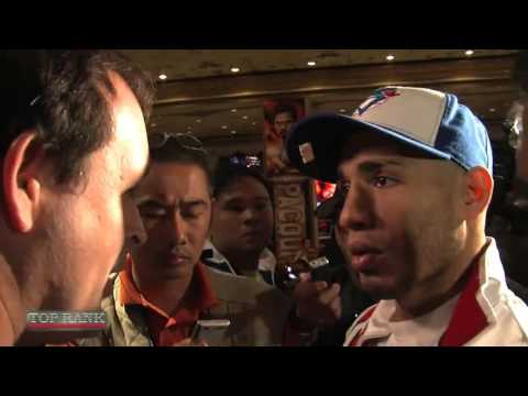 Miguel Cotto arrives in Las Vegas