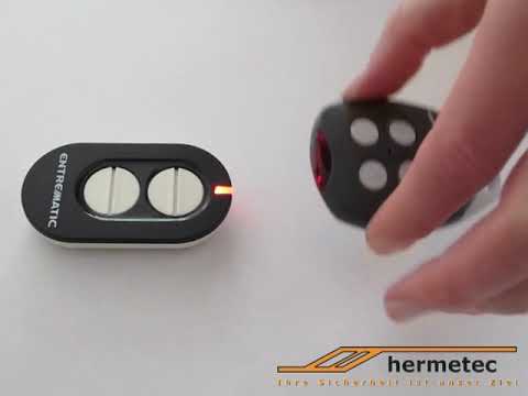 Handsender einlernen