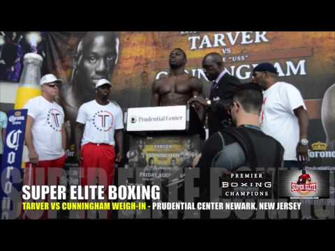 TARVER VS CUNNINGHAM WEIGH-IN - SUPER ELITE BOXING