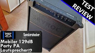 SKYROCK! Mobile PA PARTYBOX mit BASS. Test | Review | Soundcheck. Party Lautsprecher für unterwegs?