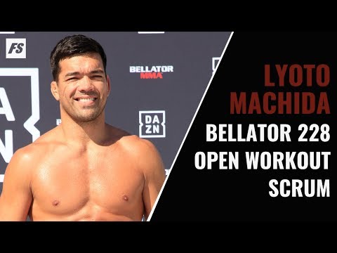 Bellator 228: Lyoto Machida open workout media scrum