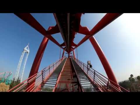 Silver Bullet Roller Coaster POV Knott's Berry Farm