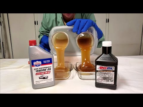Lucas Full Synthetic Oil vs AMSOIL 5W-50 Cold Flow Test
