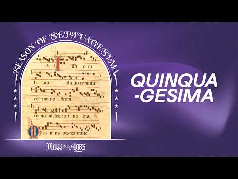 Stop, listen, and be at peace…  — Quinquagesima Gregorian Chant
