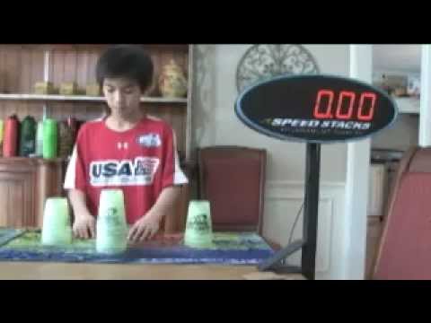 Cup Stacking Champion