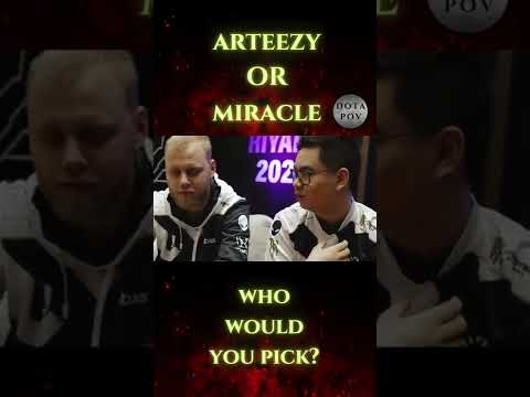 Arteezy or Miracle? #SHORTS #RiyadhMasters2022