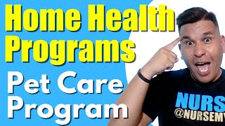 E | Pet Care program | Home Health Marketing | Patient Referrals