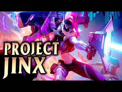 NEW PROJECT JINX SKIN & NEW BUILD! 120,000 DMG!! - League of Legends S9
