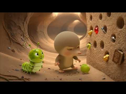 Little Margo and catterpiller🌿🐛✨#littlemargo 