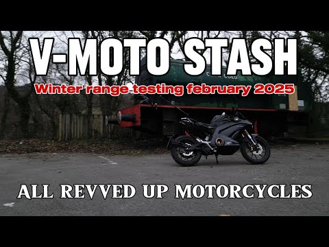 Riding a V-Moto  Motorcycle Through Winter Roads is WILD FUN