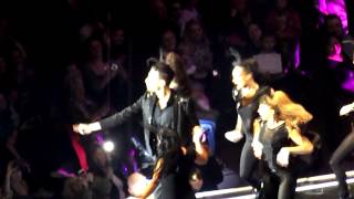 Rylan Clark - Groove Is In The Heart/Gangnam Style/Pump Up The Jam - X Factor Tour 2013, Manchester.